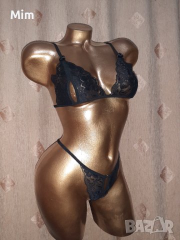 S/M К-т от три части сутиен с отворена чашка ,прашка и жартиери за бедрата , снимка 6 - Бельо - 38944764