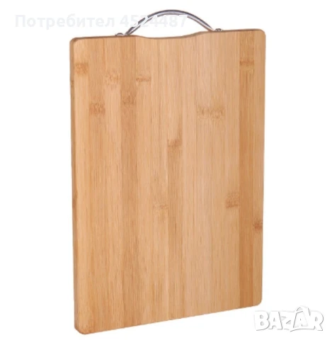 Бамбукова кухненска дъска с дръжка, снимка 2 - Аксесоари за кухня - 51184258