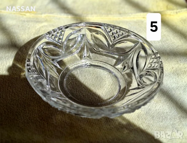 Кристални чаши и съдове с гравюри, снимка 9 - Сервизи - 50847641