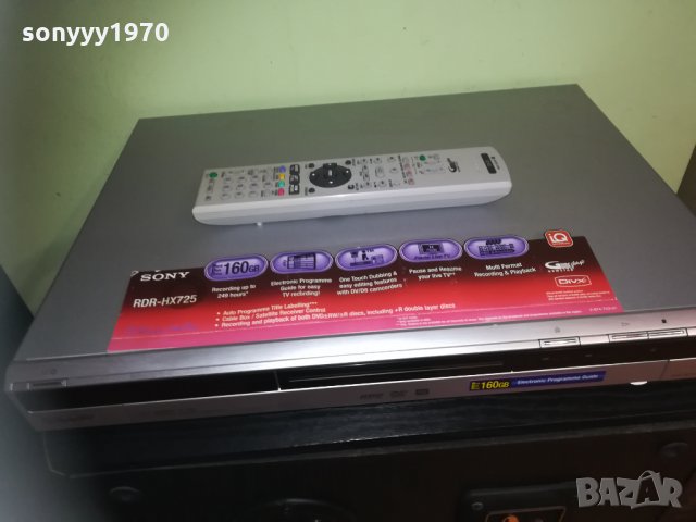 sony rdr recorder hdd/dvd+дистанционно 1111202304, снимка 8 - Плейъри, домашно кино, прожектори - 30757273