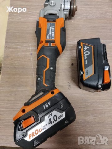 Безчетков ъглошлайф AEG BEWS-125BL, снимка 2 - Други инструменти - 50245353