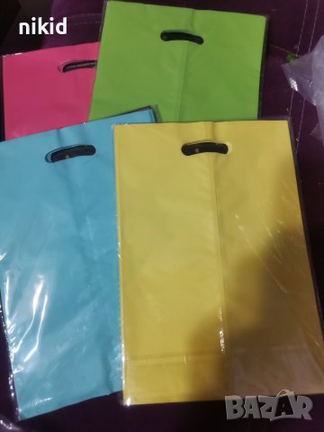 10 бр едноцветни торбички за сладки подарък рожден ден парти