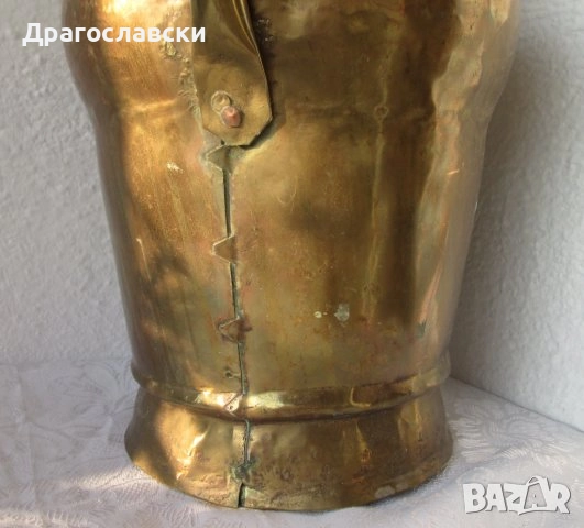 Голям и малък Стар метален съд, желязо, гюм с капак, снимка 18 - Антикварни и старинни предмети - 41964995