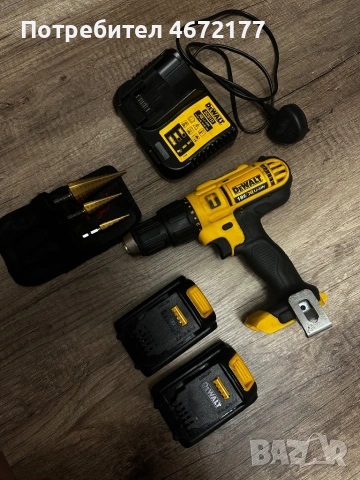 DeWalt DCD776D2 18V (винтоверт + 2 нови батерии + ново зарядно, снимка 3 - Други инструменти - 53918478