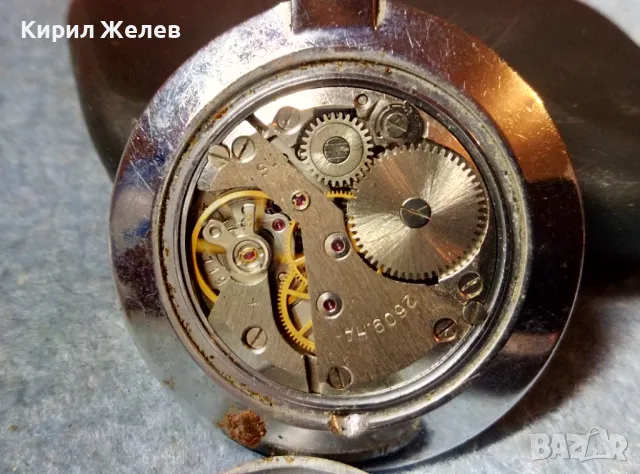 RAKETA MADE in USSR Стар РУСКИ ДЖОБЕН ЧАСОВНИК РАКЕТА СССР РЯДЪК МОДЕЛ ФУНКЦИОНИРАЩ 48691, снимка 10 - Джобни - 48073997