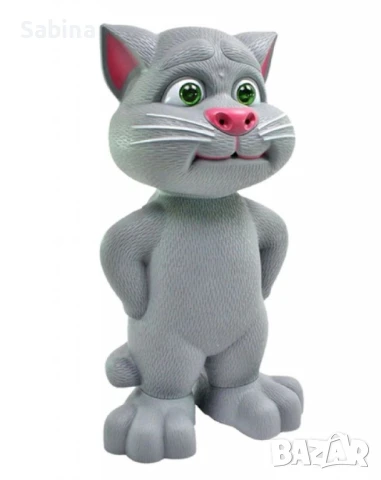 Talking Tom Интерактивен говорящ котарак, на български 