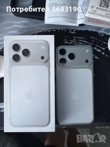 Продавам iPhone 17 pro max 256gb silver с гаранция 