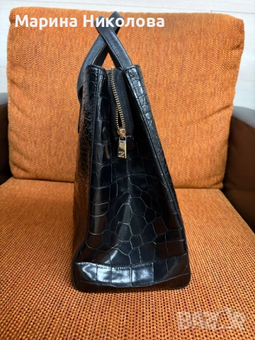 Кожена чанта ZARENA, снимка 5 - Чанти - 52534151