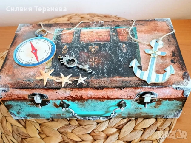 Подаръчен куфар "Passion for life" с вътрешна декорация , снимка 2 - Декорация за дома - 50808714
