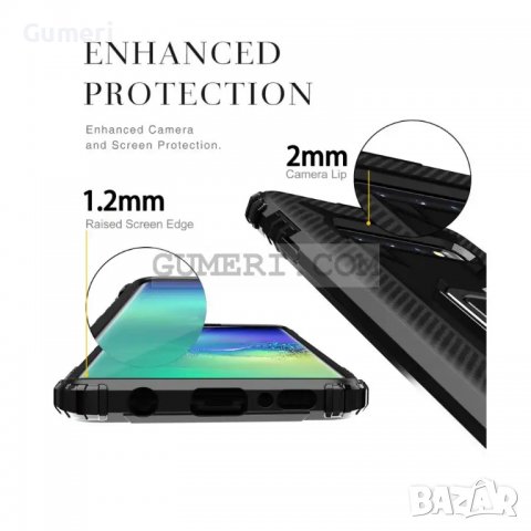 Samsung Galaxy S10+ - Хибриден Кейс с Ринг, снимка 5 - Калъфи, кейсове - 38805919