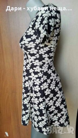 Разкроена рокля на цветя🍀❤XS,S🍀арт.4222, снимка 2 - Рокли - 36767869