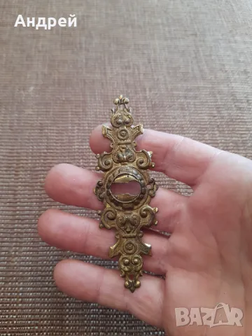 Стар обков за ключалка,брава #13, снимка 3 - Други ценни предмети - 47991694