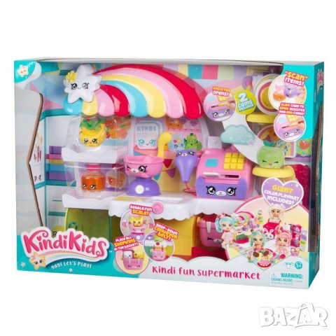 Супермаркет Kindi Kids Supermarket 50003, снимка 1 - Играчки за стая - 30285019