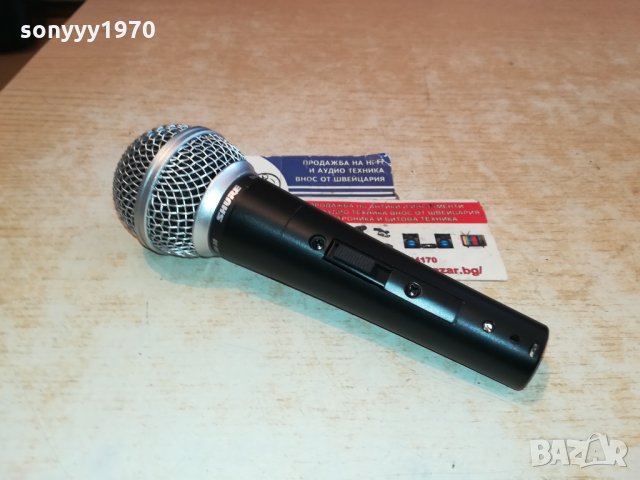 SHURE SM-58 PROFI MIC ВНОС GERMANY 1301221229, снимка 6 - Микрофони - 35422555