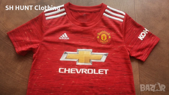 Adidas MANCHESTER UNITED Kids Football T-Shirt Размер 11-12 г/ 152 см детска футболна тениска 33-67, снимка 3 - Детски тениски и потници - 53213667