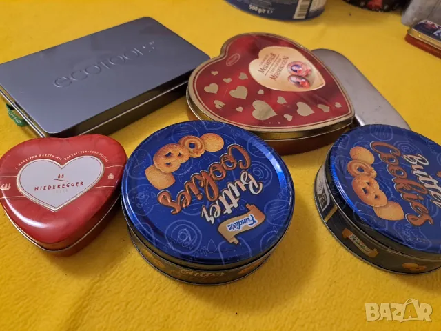 Празни метални кутии  - 13 броя, снимка 3 - Други - 47359062