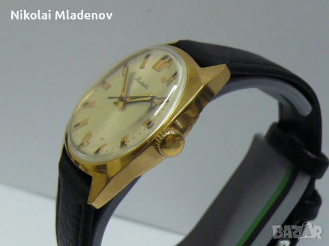 Съветски РАКЕТА Позлатен Мъжки ръчен часовник, работещ, снимка 2 - Мъжки - 51947231