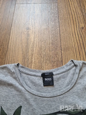 Страхотна мъжка тениска HUGO BOSS размер S , снимка 4 - Тениски - 50757979