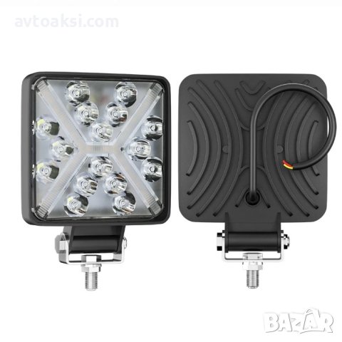 ХАЛОГЕНИ LED КВАДРАТЕН С ВГРАДЕНИ МИГАЧИ 48W-63524, снимка 2 - Аксесоари и консумативи - 42752206