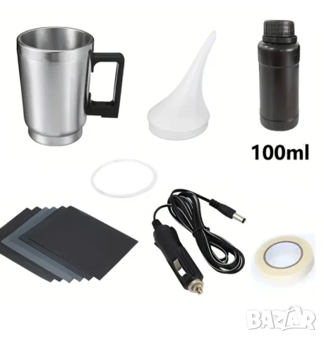 Комплект за Полиране и Възстановяване на Фарове – Бързо и Лесно, Пълна Система!, снимка 3 - Аксесоари и консумативи - 50627409