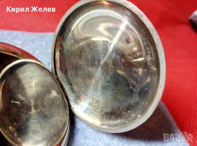 Стар ШВЕЙЦАРСКИ ДЖОБЕН ЧАСОВНИК РЯДЪК КОЛЕКЦИОНЕРСКИ МОДЕЛ 48850, снимка 5 - Джобни - 48073856