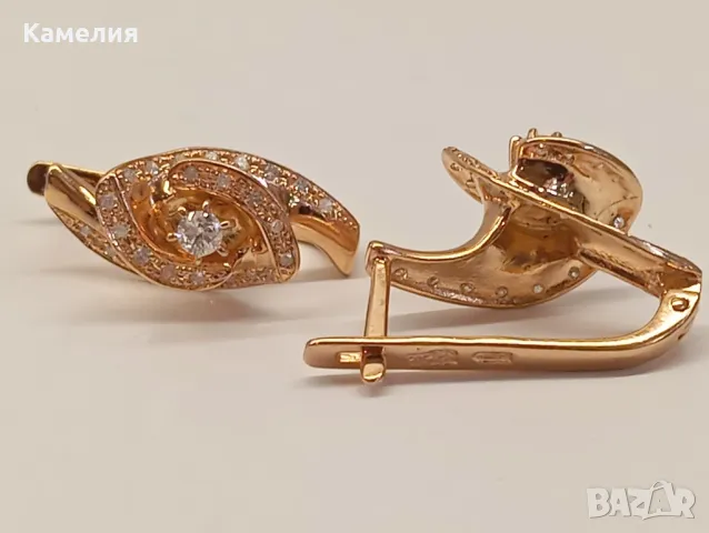 Руско злато , снимка 5 - Обеци - 50231307