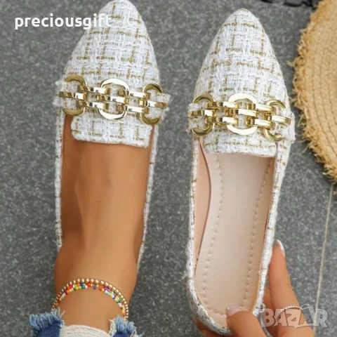 Дамски обувки мокасини, снимка 1
