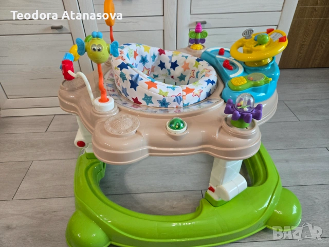 Проходилка 4 в 1 "Джоя Лукс" Звездички Chipolino, снимка 3 - Проходилки - 54175495