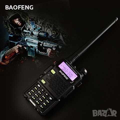 Нова Двубандова радиостанция UV-5R baofeng 5R 8w от вносител, снимка 6 - Друга електроника - 38469071