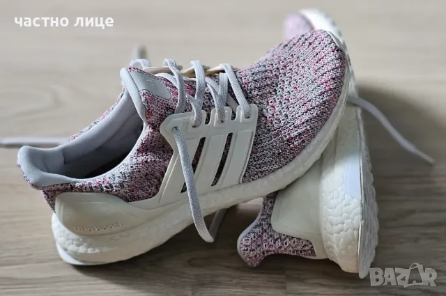 Дамски маратонки Adidas UltraBoost 4.0 'Pink Static' BB6496, снимка 12 - Маратонки - 48496106