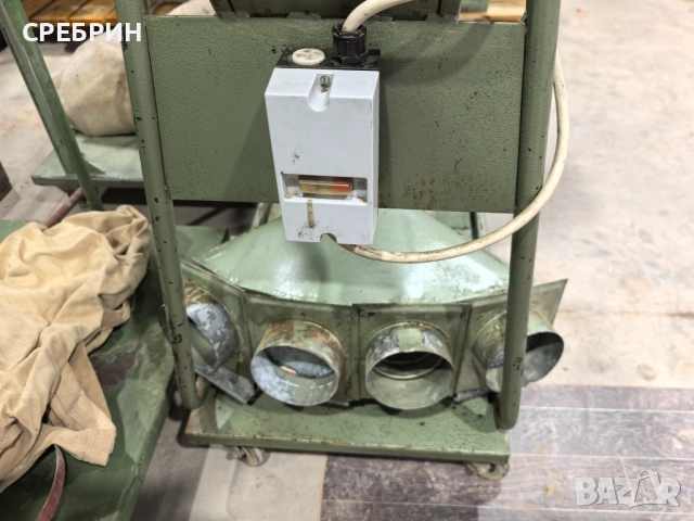 Аспирация с два чувала мот 3 кв 4000 кубика вх на засмукване 250 мм, снимка 3 - Други машини и части - 51996990