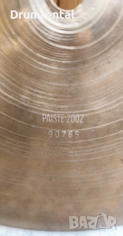 PAISTE 2002 14", снимка 3 - Ударни инструменти - 54172883