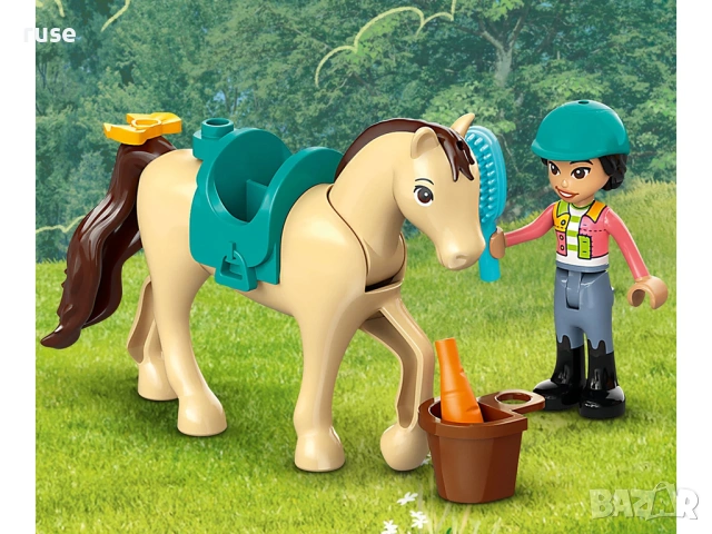 НОВИ! LEGO® Friends 42634 Ремарке за кон и пони, снимка 6 - Конструктори - 54123727