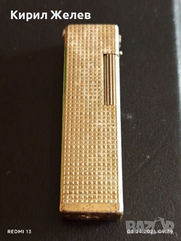 Винтидж запалка RONSON рядък модел златиста за КОЛЕКЦИОНЕРИ 54506