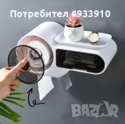 органайзер с поставка за тоалетна хартия и диспенсър с аксесоари TV1155