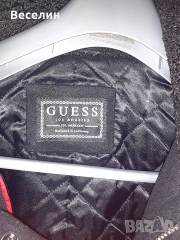  Оригинално Мъжко палто Guess,M, снимка 6 - Палта - 37888927