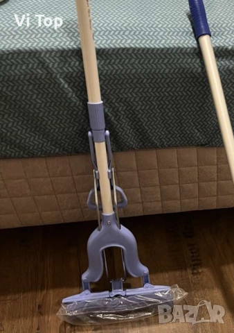 Моп пеперуда и Безкабелна четка за почистване на дома , снимка 2 - Мопове, кофи, четки и метли - 51470403