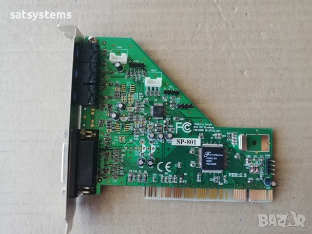 Звукова карта ForteMedia SP-801 PCI, снимка 1 - Други - 39150951