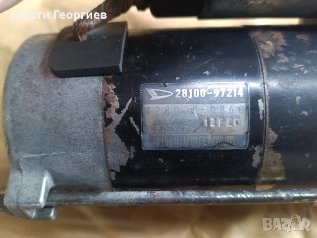 Стартер Daihatsu Sirion 1.3 2005, снимка 4 - Части - 53960703