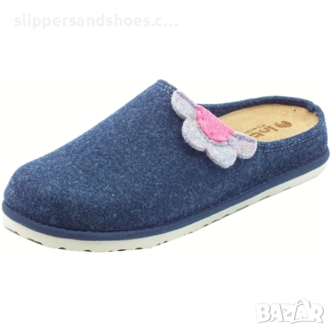 Дамски домашни чехли Inblu филц син деним 36/41