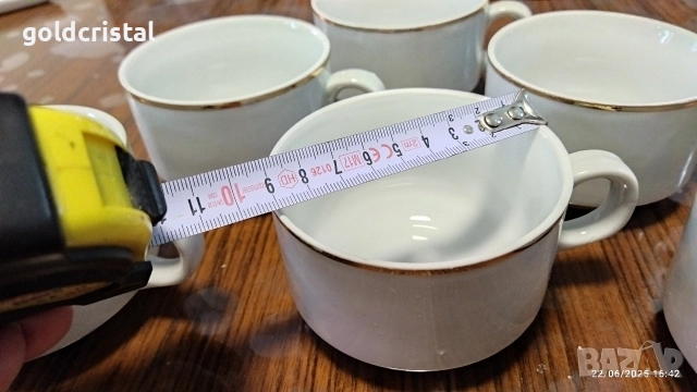 Стар български порцелан чаени чаши, снимка 5 - Антикварни и старинни предмети - 52935843