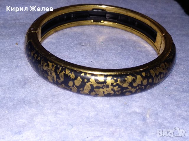 ЕФЕКТНА ПОЗЛАТЕНА ФЕШЪН АРТ СТОМАНЕНА МАСИВНА ГРИВНА 37934, снимка 4 - Гривни - 40837187