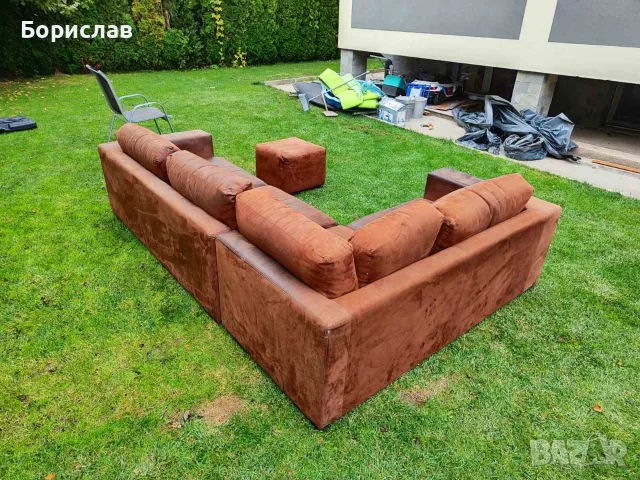 Ъглов диван 273х190см, снимка 3 - Дивани и мека мебел - 56541248