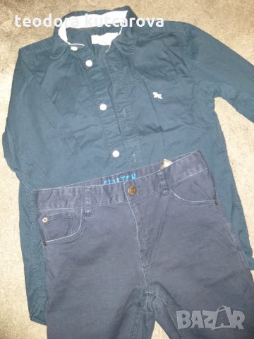 Панталон и риза H& M, снимка 1 - Детски комплекти - 34043714
