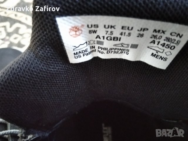 Обувки Timberland оригинал 41 1/2номер, снимка 6 - Мъжки боти - 34311357