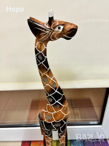 Жираф от дърво, снимка 12 - Декорация за дома - 46361407