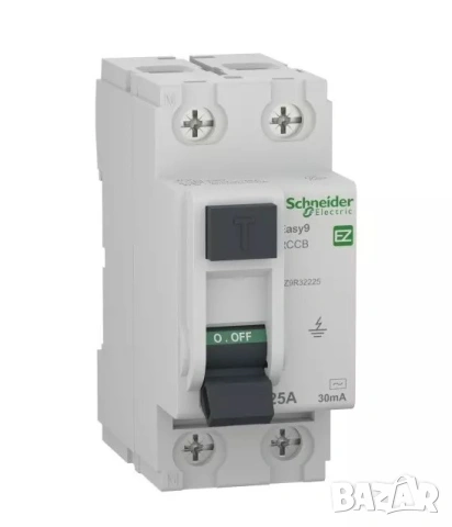 Дефектнотокова защита (ДТЗ) SCHNEIDER ELECTRIC EASY9 - EZ9R32240 - ДТЗ, 2P, 40A, 25А, 30 mA, тип АС, снимка 2 - Електро услуги - 54191251