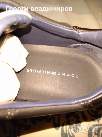 Tommy Hilfiger оригинални изцяло естествена кожа , снимка 3 - Спортни обувки - 52578036