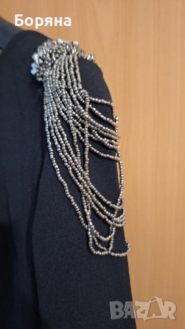 Официална черна рокля , снимка 2 - Рокли - 52036038