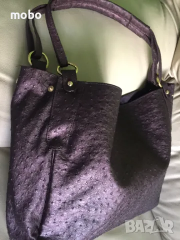 Дамска чанта,от водоустойчива промазка,едно отделение ,затваряне с магнитно копче , снимка 3 - Чанти - 49634104